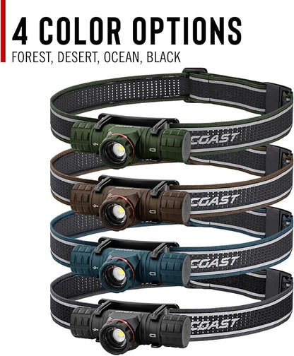 Coast XPH30R 1500 Lumen USB-C Rechargeable Dual Power Headlamp - Image 7