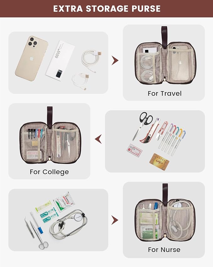 LOVEVOOK Laptop Backpack for Women, 15.6 Inch Work Laptop Bag - Image 7