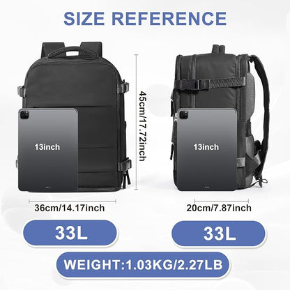 coowoz Large Travel Backpack Carry On - Image 3