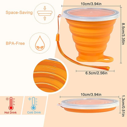 4-Pack Collapsible Silicone Cups - Image 4