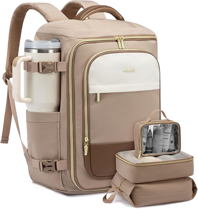 LOVEVOOK 50L Travel Backpack for Women, TSA Approved Carry On Backpack by LOVEVOOK
