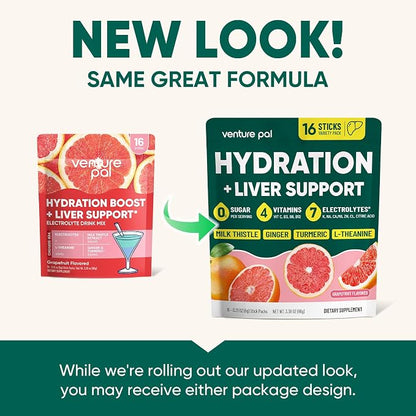 Venture Pal Hydration Packets + Liver Support- Liquid Daily IV Electrolyte - Image 9
