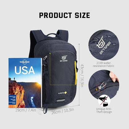 SKYSPER Small Hiking Backpack, 20L Lightweight Travel Backpacks Hiking Daypack - Image 5