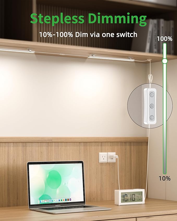 Plug-in Under Cabinet Lighting, Dimmable Under Counter Lights - Image 4