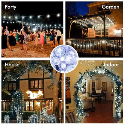 Metaku Outdoor String Lights Battery Operated 26ft 60LED Fairy Lights - Image 6