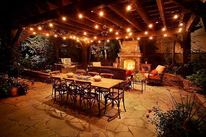 Lampat String Lights, LED 50 Lights Bulb 50Ft G40 Globe String Lights - Image 7