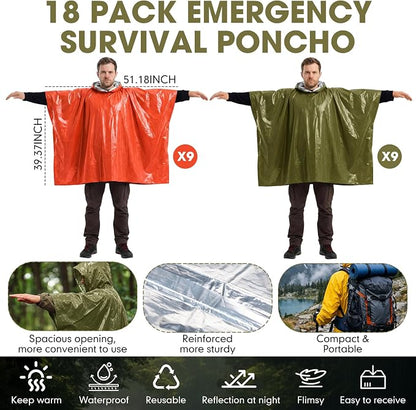 Tellegloww Emergency Ponchos - Image 2