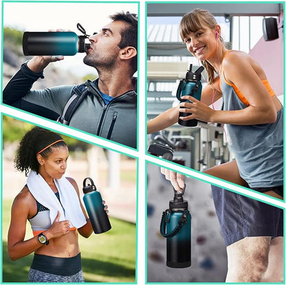 32/40/64/128 oz Insulated Water Bottle - Image 8