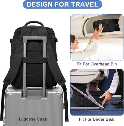 coofay Large Travel Backpack For Women Airline Approved Carry On Waterproof - Image 7