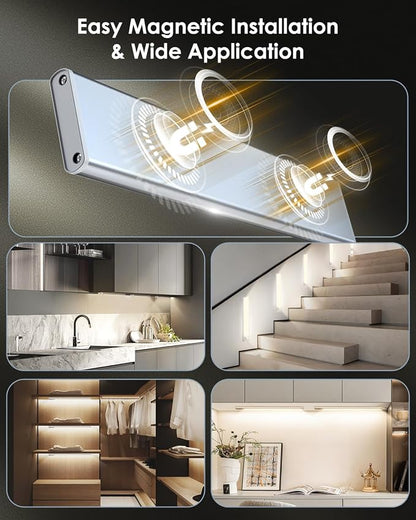 5 Pack Under Cabinet Lights, Upgraded 2500mAh Under Cabinet Lighting Wireless - Image 7