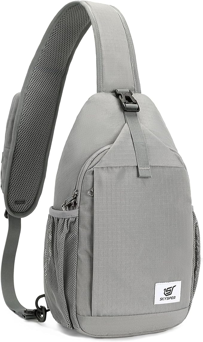 SKYSPER Sling Bag RFID Cross Body Bag Recycled Crossbody Backpack Travel Daypack by SKYSPER