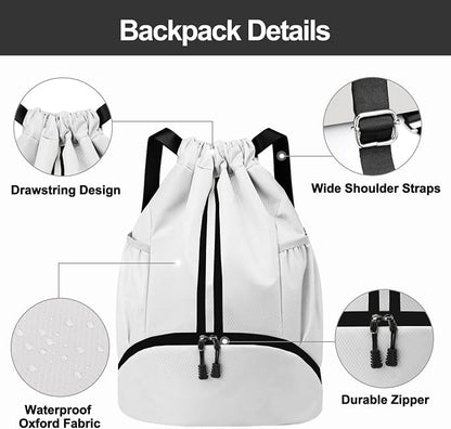 Hoedia Sports Drawstring Backpack - Image 5