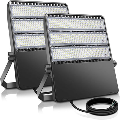 52200LM LED Stadium Flood Light Commercial Eqv 2400W Super Bright 145LM/W 5500K by BIRITALO