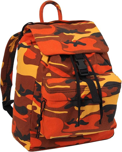 Rothco Canvas Daypack – Heavy-Duty Cotton Canvas Backpack by Rothco