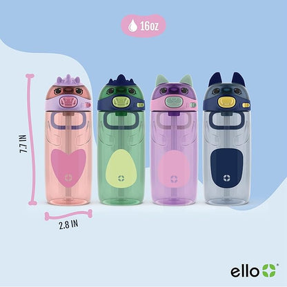 Ello Ellies 16oz Plastic Kids Water Bottle - Image 4