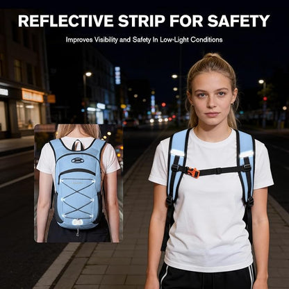 Ultra-Light Soft Daypack 15L/20L, Cushioned Breathable Back Panel Backpack - Image 4