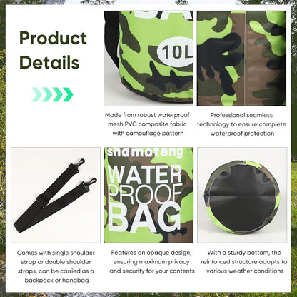 Waterproof Dry Bag 5L/10L/15L/20L/30L Roll Top Dry Storage Backpack - Image 5