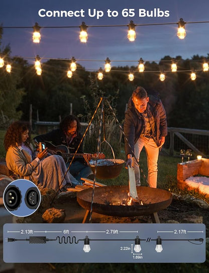 XMCOSY+ 48FT Smart Outdoor String Lights - Image 7