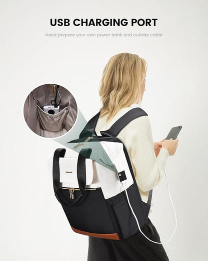LOVEVOOK Laptop Backpack for Women, 15.6 Inch Work Laptop Bag - Image 6