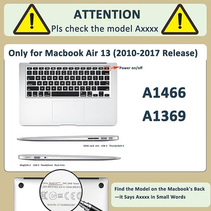 Hard Cover for MacBook Air 13 inch Case 2010-2017 Release, Pattern Design - Image 2