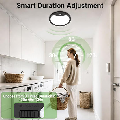 zemty 4Pack 7inch Motion Sensor Ceiling Lights Wired, 15W 1500lm 3CCT/3 - Image 3