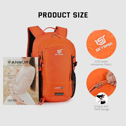 SKYSPER Small Hiking Backpack, 20L Lightweight Travel Backpacks Hiking Daypack - Image 5