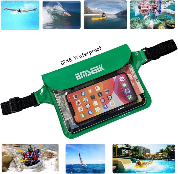 Waterproof Waist Pouch Dry Belt Bag Fanny Pack Keep Your Key Fob Wallet Kindle - Image 5