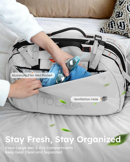 Tolaccea Travel Laptop Backpack - Image 4