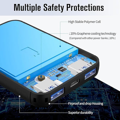 VANYUST S22 Portable Charger, Mini Colorful Power Bank, 5000mAh External - Image 5
