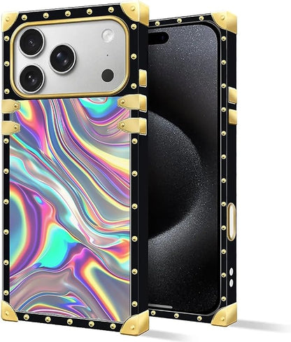 for iPhone 17 Pro Max Case Luxury Golden Decoration - Image 2