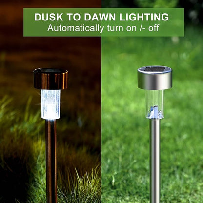 Dream Master Solar Lights Outdoor Waterproof, Stainless Steel LED Landscape - Image 6