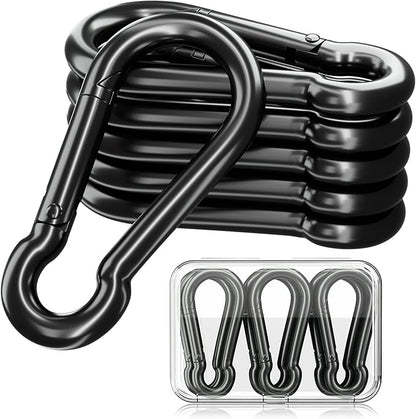 sprookber Carabiner Clips Spring Snap Hook, Iron Heavy Duty Caribeaners by Sprookber