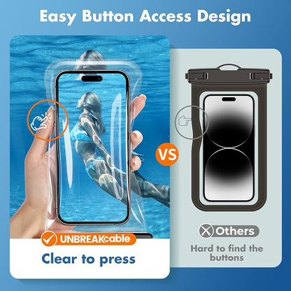UNBREAKcable Waterproof Phone Pouch-2 Pack IPX8 Waterproof Phone Case - Image 4