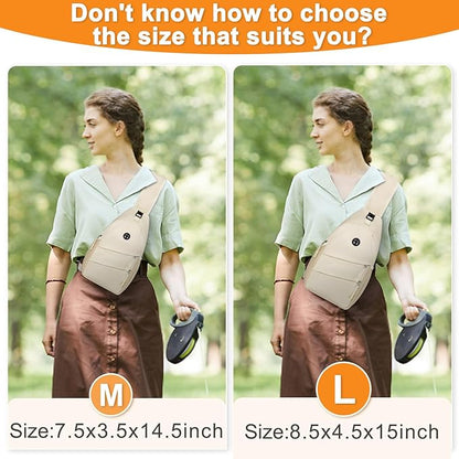 Pritent Crossbody Bags for Women Men Trendy Sling Bag Backpack Casual Chest Bag - Image 6