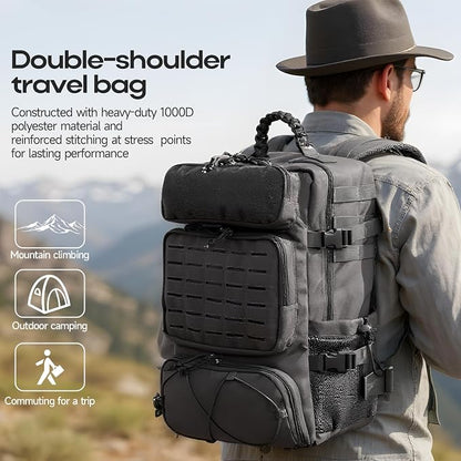 Tactical Military Backpack, Large Capacity Molle System - Image 2