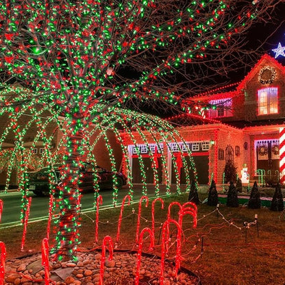 2 Pack 200 LED Solar Christmas Lights Outdoor Waterproof, Solar String Lights - Image 4