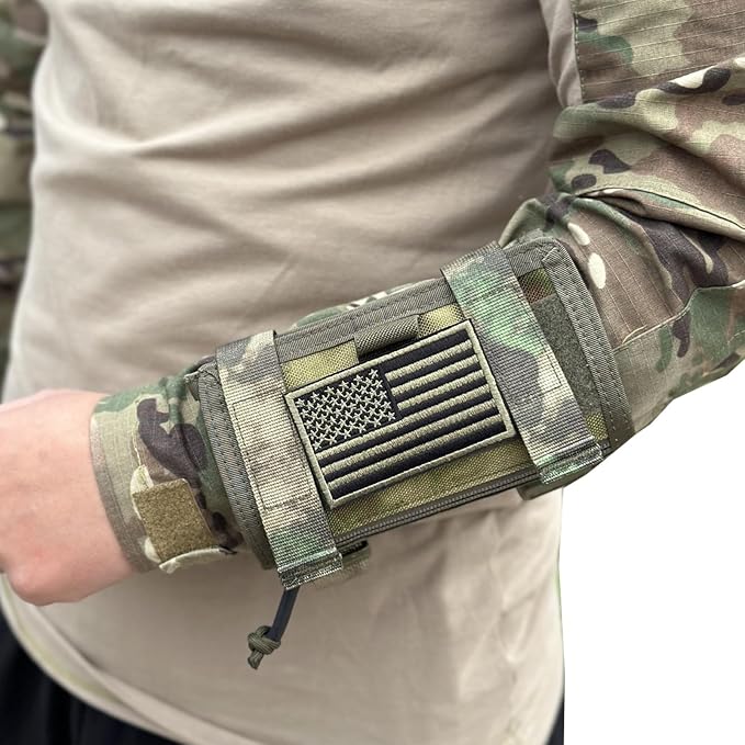 Tactical Arm Sleeve Map Pouch Case Documets Holder Wrist Case Wrist Map Holder by tactifans