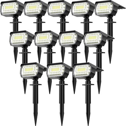 LANSOW Solar Spot Lights Outdoor, 2-in-1 Solar Landscape Spotlights, 3 Modes by LANSOW