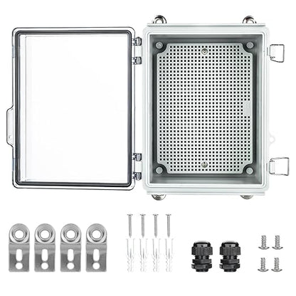 Waterproof Electrical Junction Box，IP67 Waterproof Clear ABS Plastic Enclosure by IGEYAPA