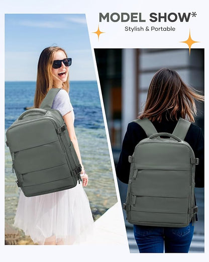 Large Travel Backpack for Women Airline Approved Carry on Backpack for - Image 2