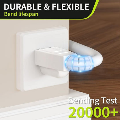 16/3 White 25 FT Extension Cord, Indoor Extension Cord - Image 4