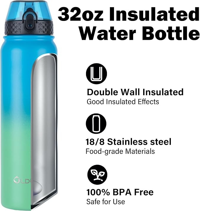 OLDLEY Insulated Water Bottle 32oz Water Bottles - Image 4