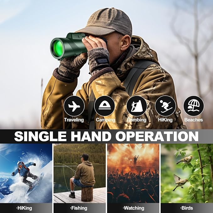 Monocular-Telescope 80x100 High Powered Monoculars High Definition - Image 7