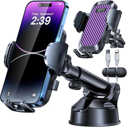 HTU 2026 Ultimate Best【True Military-Grade & Safety Cert】Car Phone by HTU15yearsincarmounts