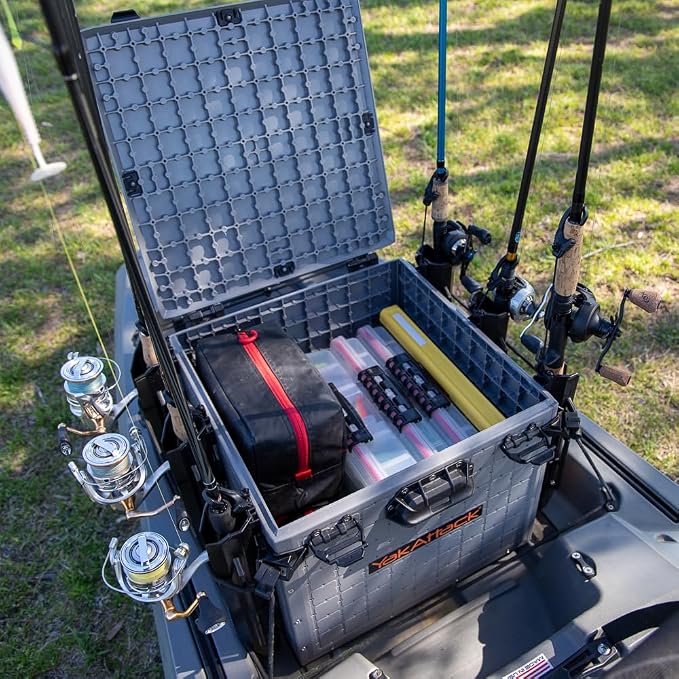 YakAttack BlackPak Pro 16" x 16" Kayak Fishing Crate - Image 8