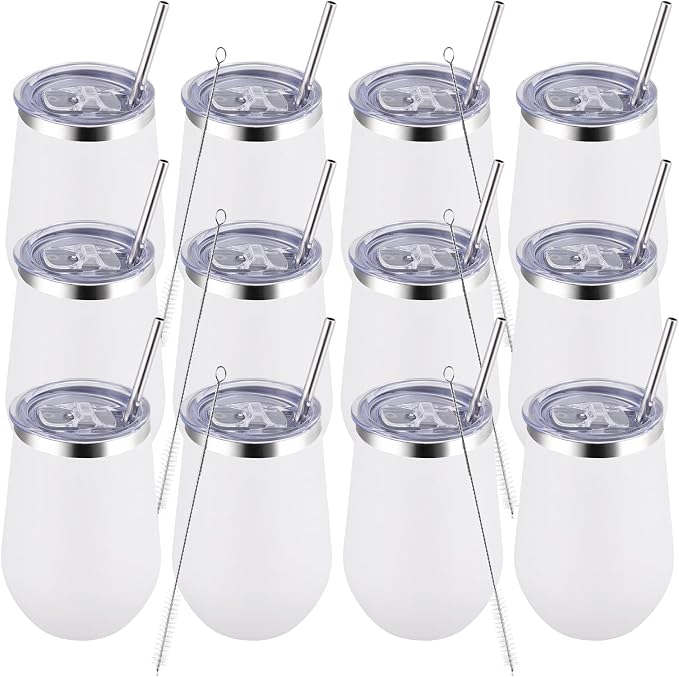 MEWAY Durable 12oz Stainless Steel Wine Tumbler by MEWAY