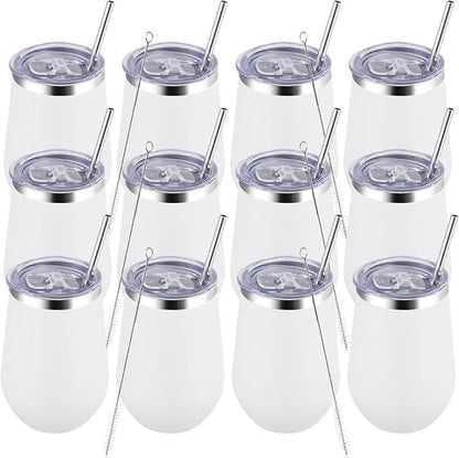 MEWAY Durable 12oz Stainless Steel Wine Tumbler by MEWAY