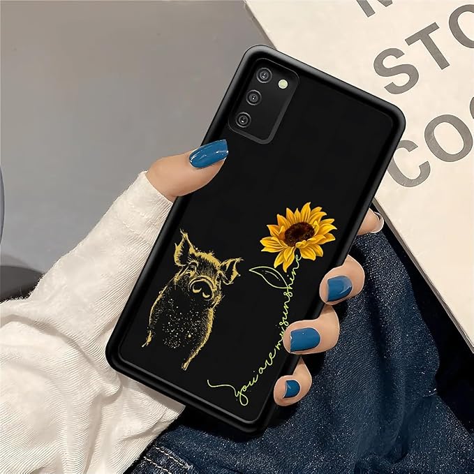 for Samsung Galaxy S20 FE Case, Pig Sunflower Yellow Sunshine Pattern Graphic - Image 7