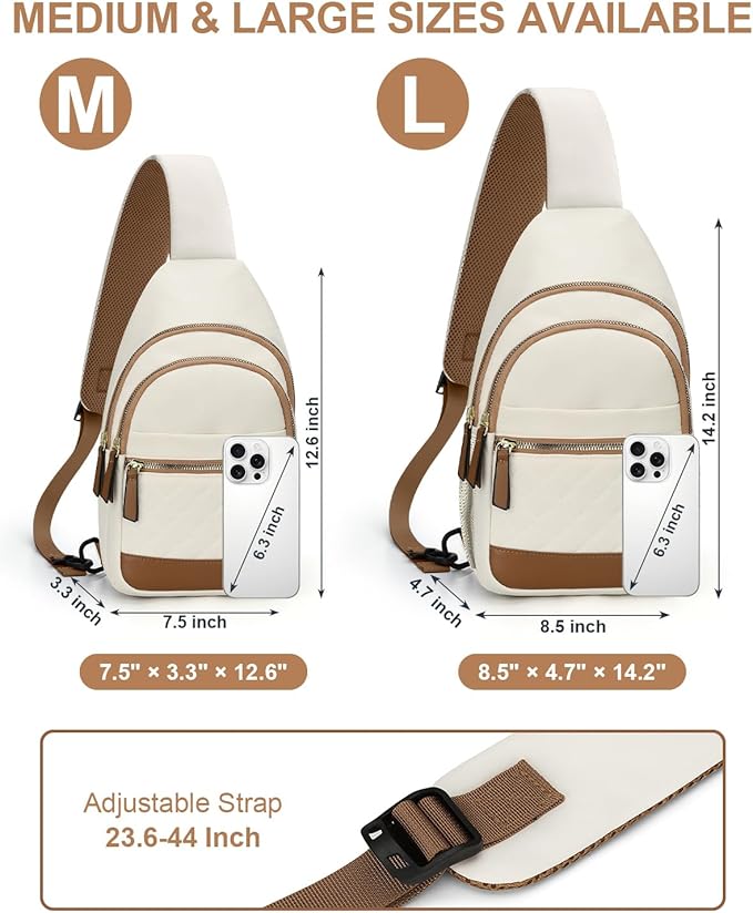 Capolo Sling Bag for Women Men Waterproof Crossbody Bags for Women Trendy - Image 3