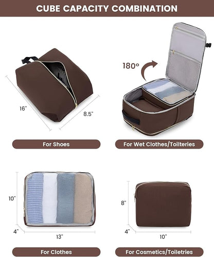 LOVEVOOK Large Travel Backpack for Women, TSA Carry on Backpack for Airplanes - Image 5